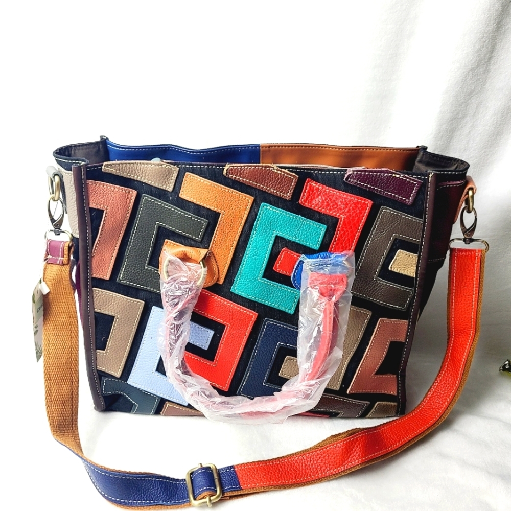 Nwt CAERLIF leather crossbody or hand bag